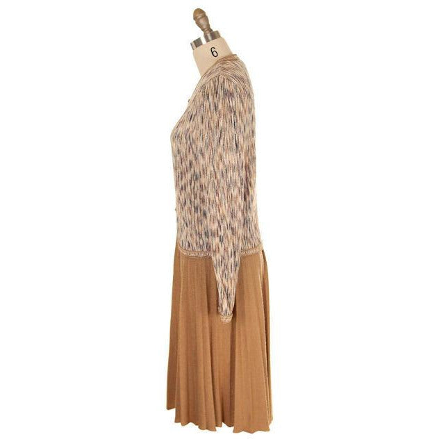 Vintage Ladies Tweed Knit Sweater Suit Oscar De La Renta 1970s Small Women's,New Arrivals Adolfo