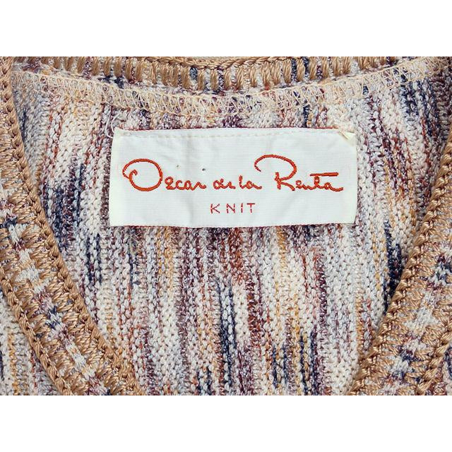 Vintage Ladies Tweed Knit Sweater Suit Oscar De La Renta 1970s Small Women's,New Arrivals Adolfo