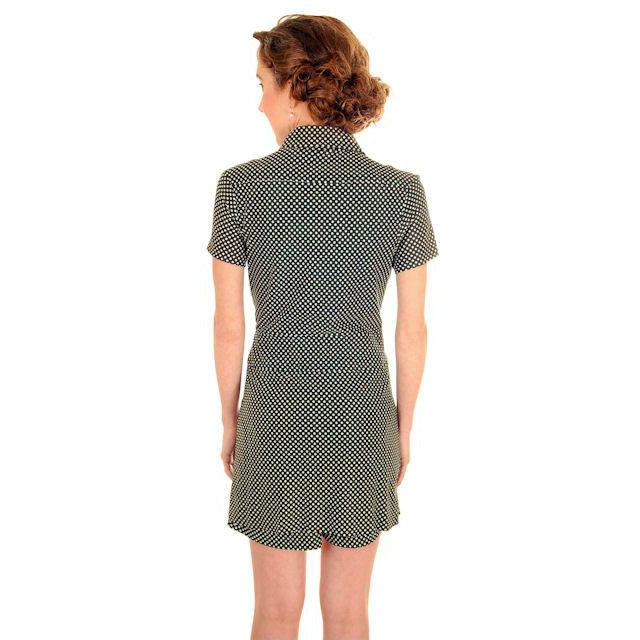 Vintage Ladies Playsuit 1970s Polyester Polka Dots Small Women's,New Arrivals The Best Vintage Clothing