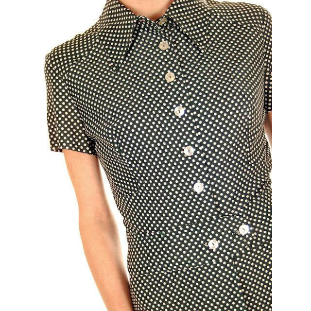 Vintage Ladies Playsuit 1970s Polyester Polka Dots Small Women's,New Arrivals The Best Vintage Clothing