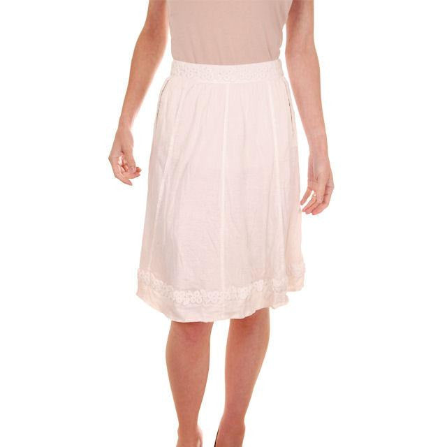 LOUIS VUITTON Beaded Skirt in White (36) - More Than You Can Imagine