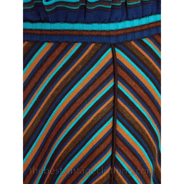 Vintage Avagolf Wool Knit Sweater Skirt Set 1970s Electric Blue Medium Women's,New Arrivals Avagolf