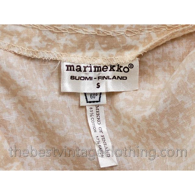 Vintage Marimekko Vuokko Nurmesniemi Printed Cotton Maxi Dress 1975 S marimekko marimekko
