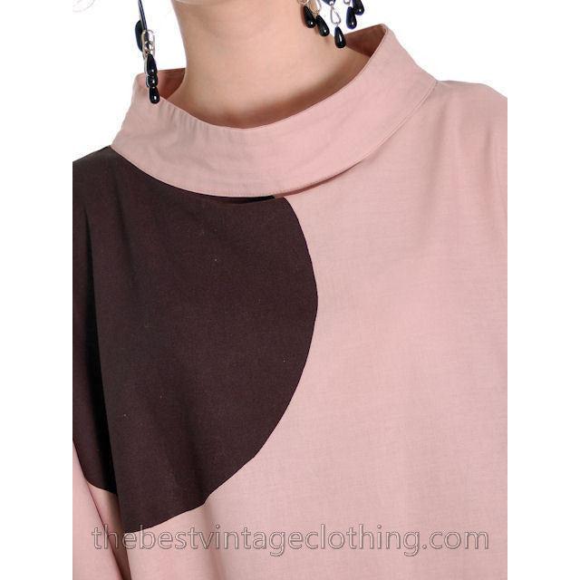 Vintage Vuokko Nurmesniemi Polka Dot Dress Huge Mod 1970s M marimekko The Best Vintage Clothing