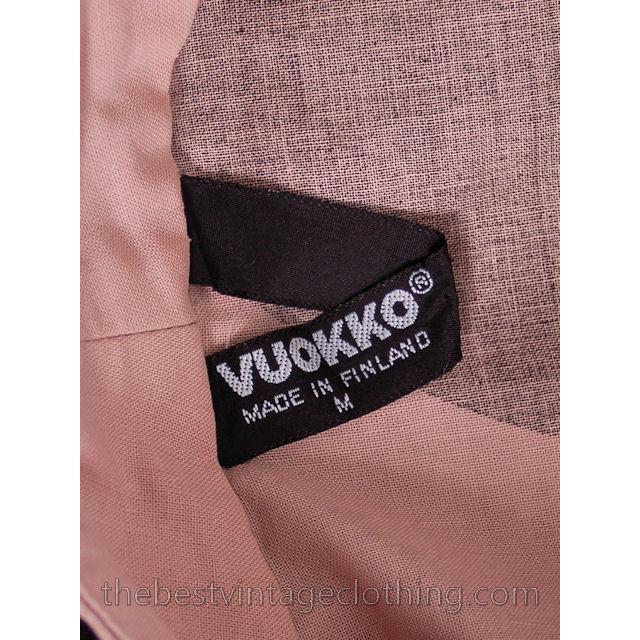 Vintage Vuokko Nurmesniemi Polka Dot Dress Huge Mod 1970s M marimekko The Best Vintage Clothing