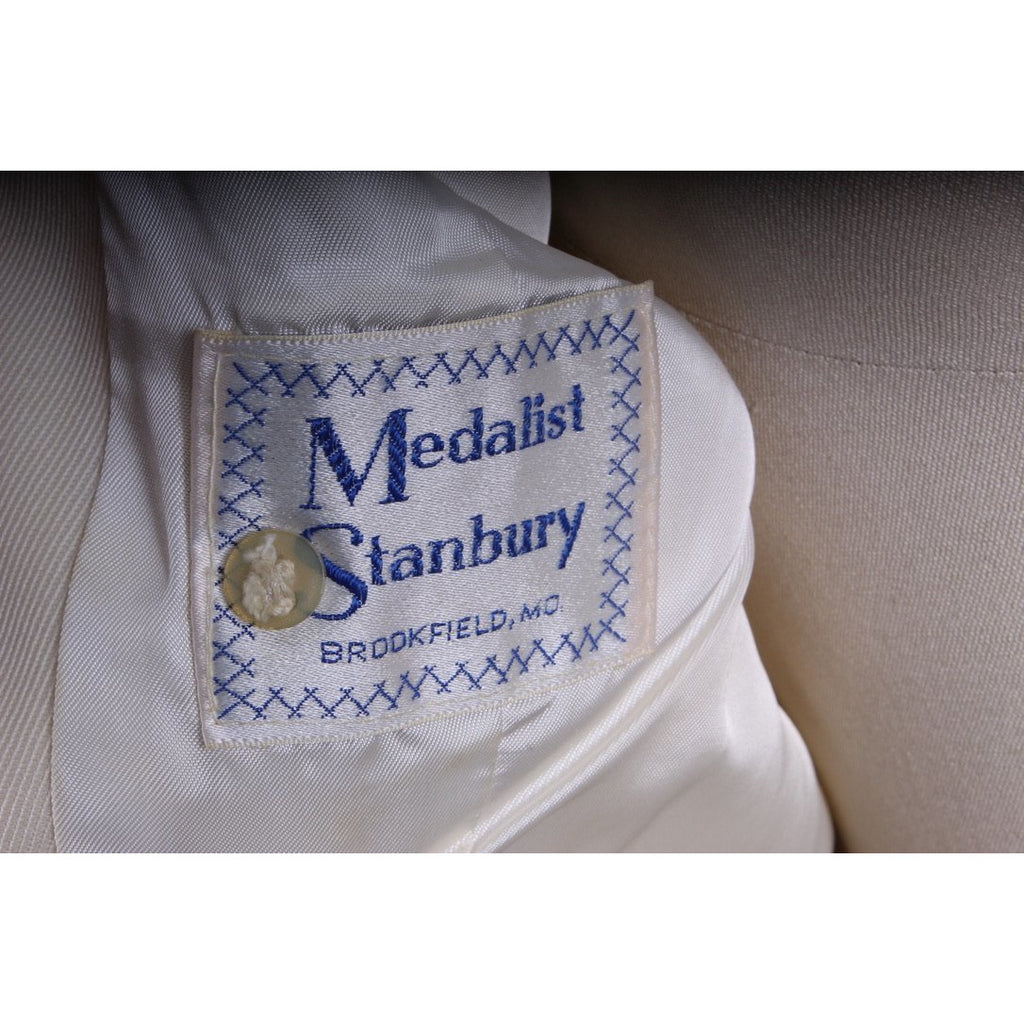 Rare Vintage 1950's Marching Band Uniform 36R Youth Wool Blue Ivory Medalist Jacket jacket The Best Vintage Clothingq