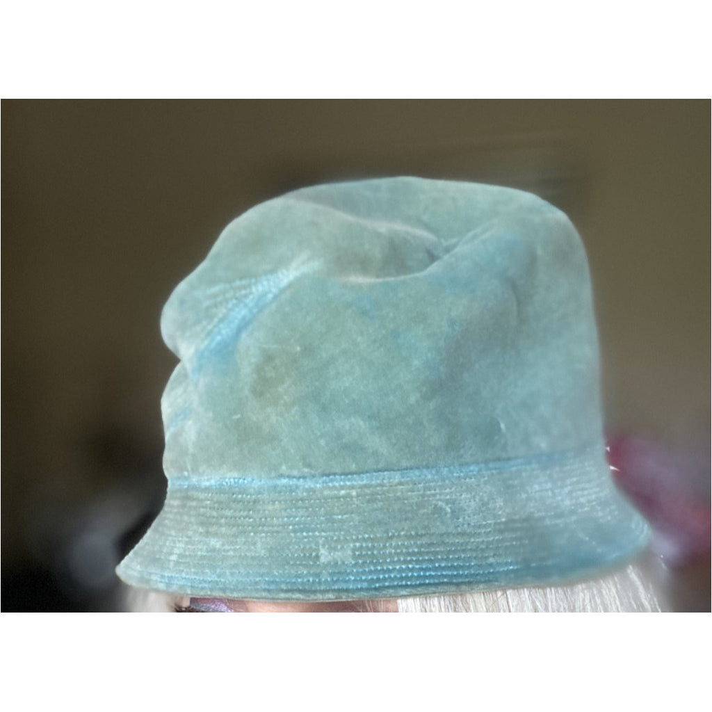 Vintage Hat Cloche Turquoise Velvet Hat Jean Barthet Paris 1950S Small Hats The Best Vintage Clothing