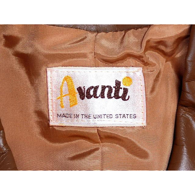 Vintage Ladies Trench Coat Leather Avanti 1970s Sz Small Women's,New Arrivals Avanti