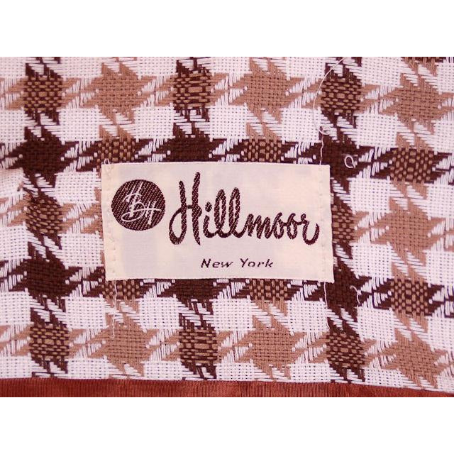 Vintage Large Scale Hounds Tooth Linen Swing Coat 1950s Great Buttons M-L Cart2cart The Best Vintage Clothing