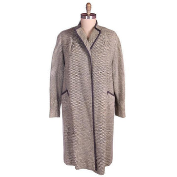 Vintage Ladies Coat  Pale Gray Irish Tweed  1950s Leeds Fits S-L - The Best Vintage Clothing
 - 1