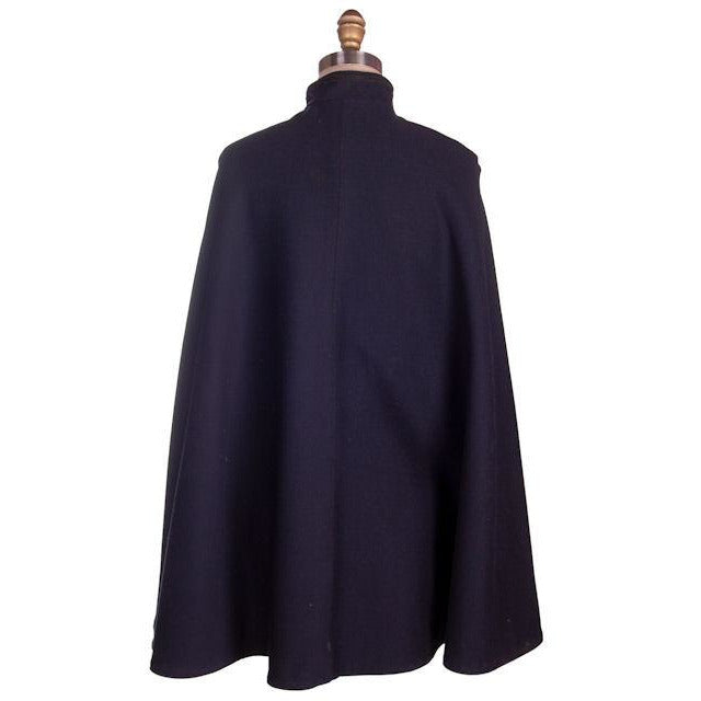 Vintage Nurses Cape 1940s Navy & Red Wool Women's,New Arrivals vendor-unknown
