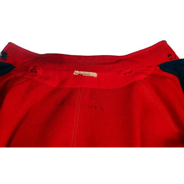 Vintage Nurses Cape 1940s Navy & Red Wool Women's,New Arrivals vendor-unknown