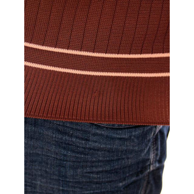Vintage Mens Brown Two Tone Poly Shirt Rat Pack 1970s M Men's Vintage,New Arrivals,On Sale The Best Vintage Clothing