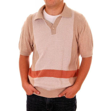 Mens Vintage Knit Shirt Pullover 1970s Medium - The Best Vintage Clothing
 - 1