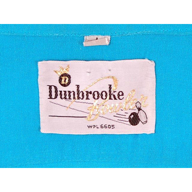 Vintage Mens Rayon Bowling Shirt Turquoise 3245th Camron Large Men's Vintage,New Arrivals The Best Vintage Clothing