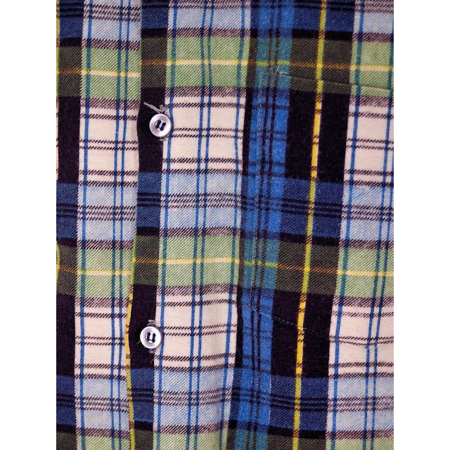 Vintage Mens Flannel Shirt w/Rib Knit Waistband 1970s Small Men's Vintage The Best Vintage Clothing
