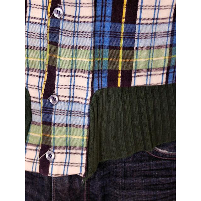 Vintage Mens Flannel Shirt w/Rib Knit Waistband 1970s Small Men's Vintage The Best Vintage Clothing