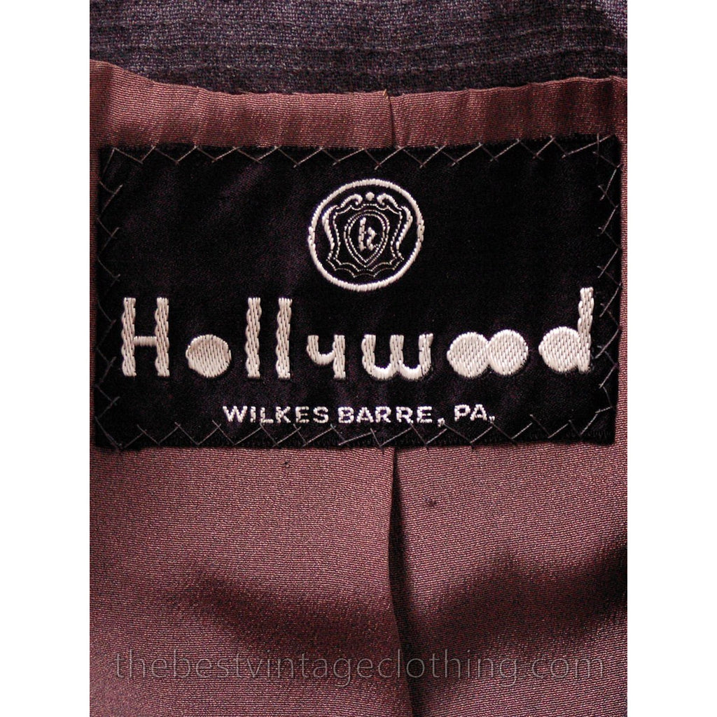 Jablow Suit Vintage 1950s Gray Womens Day Suit Damaged Costume 40-27-41 The Best Vintage Clothing