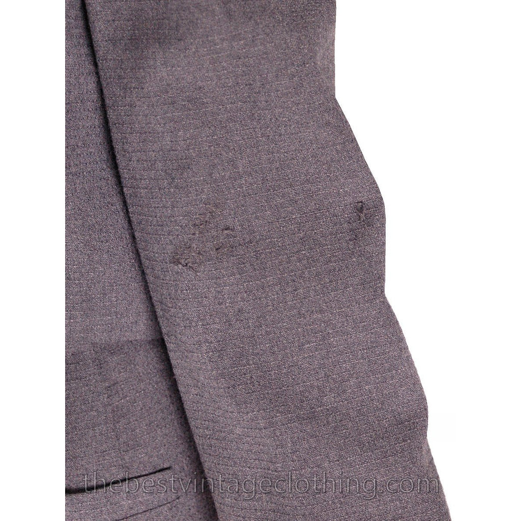 Jablow Suit Vintage 1950s Gray Womens Day Suit Damaged Costume 40-27-41 The Best Vintage Clothing