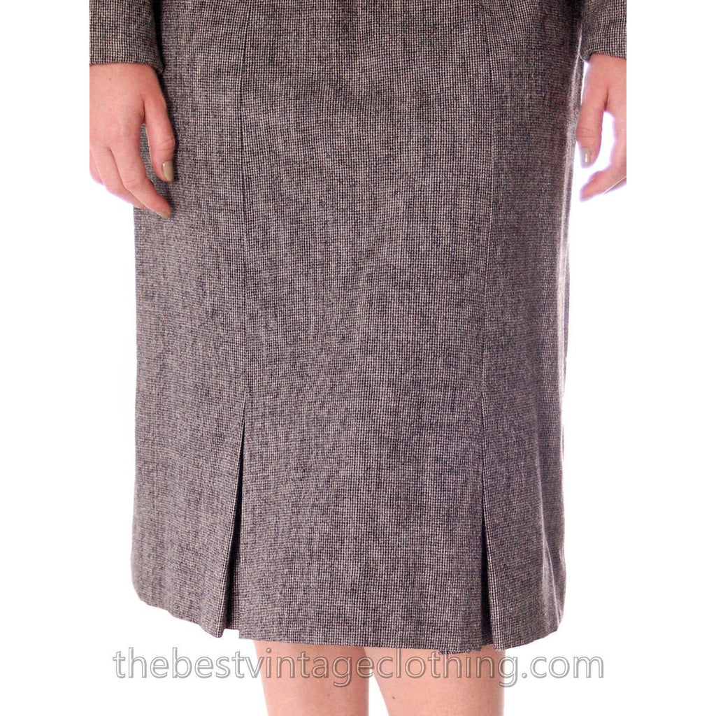 NOS Vintage Suit 1940s Womens Black & White Tweed 32-24-35 Hot Style suit The Best Vintage Clothing