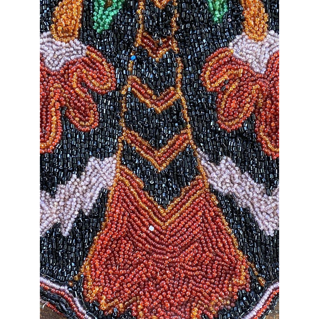 Antique 1920s Beaded Bag Made in France Colorful Floral Deco Evening Purse The Best Vintage Clothing