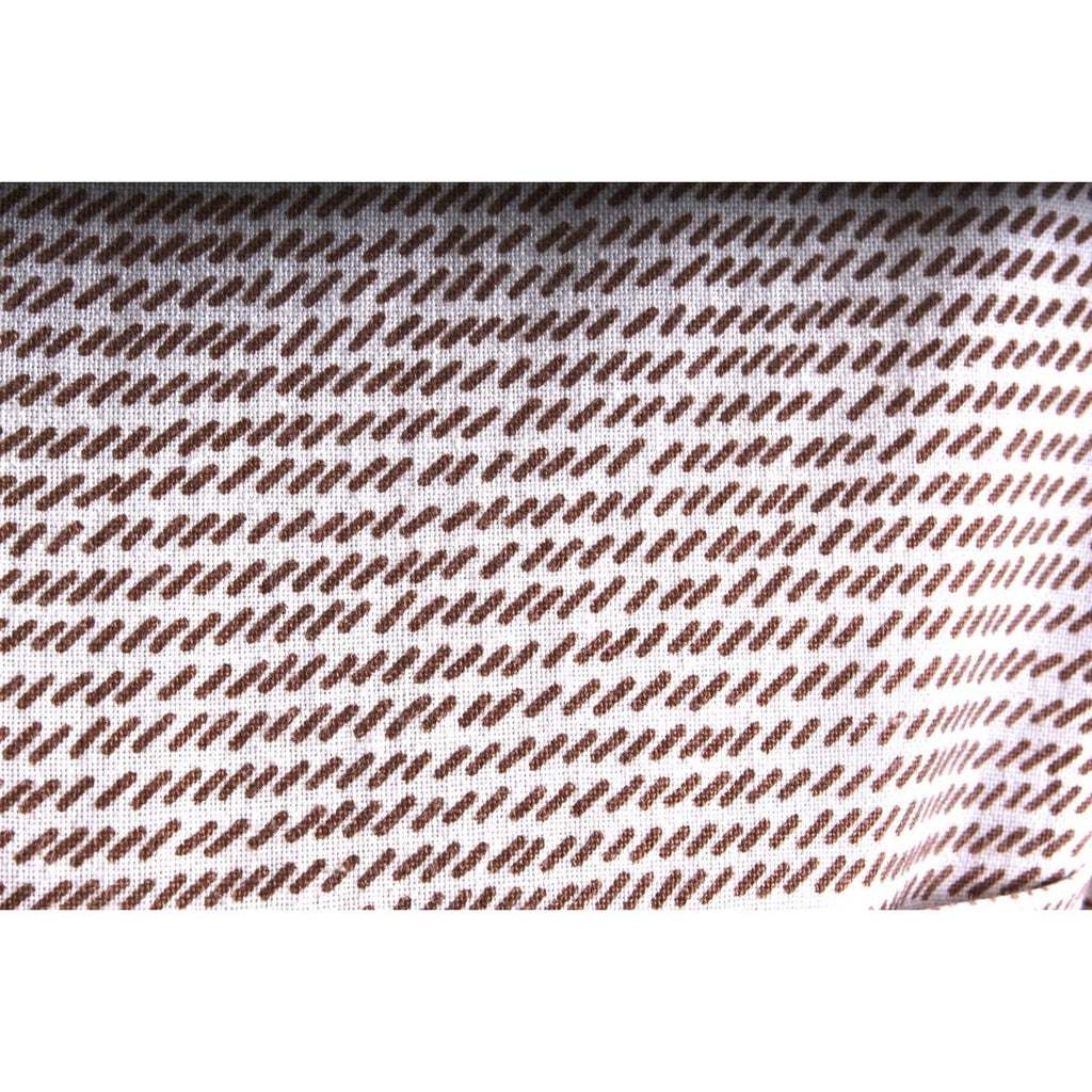 Vintage Vuokko Finnish Designer Shirt Brown & White Dash Stripes Sz 34 Late 1960s marimekko The Best Vintage Clothing