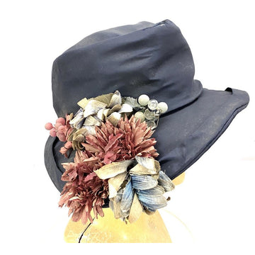 Antique Brimmed Cloche Hat 20s Flapper Flowers Straw Tenne New York Paris Large New Arrivals The Best Vintage Clothing