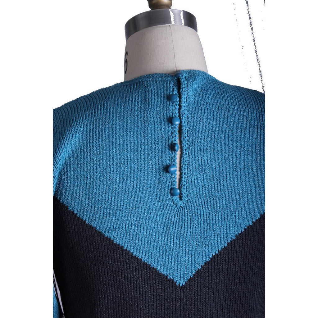 Vintage Dana Hogan Santana Knit 1980s Sweater Dress Womens M/L 1930s look NWT Women's,New Arrivals The Best Vintage Clothing