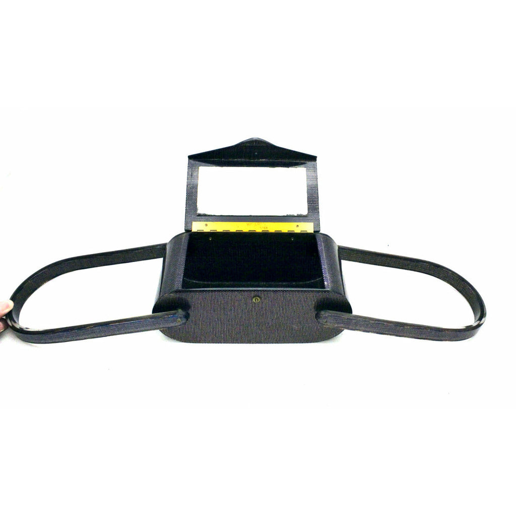 VTG Wilardy Periwinkle Iridescent Lucite Bag With Compact In Lid 1940s Box Purse New Arrivals The Best Vintage Clothing