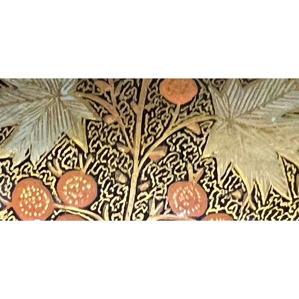 Vintage Hand Painted Gilt Polychrome Lacquer Boat Shaped Bowl Suffering Moses Cart2cart The Best Vintage Clothing