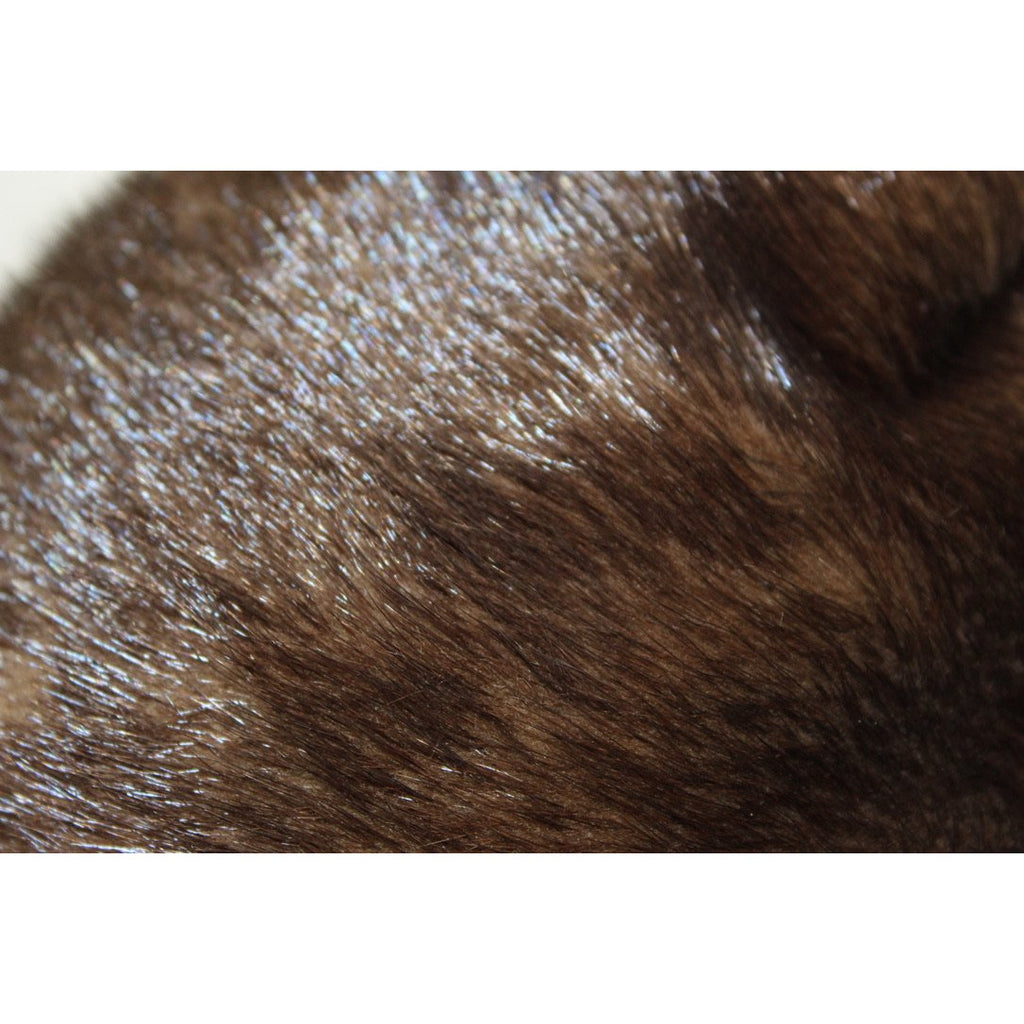 Vintage Mink Fur Hat Dark Brown Amrose New York 21 3/4" Cool Shape Near Mint 1960s Accessories The Best Vintage Clothing
