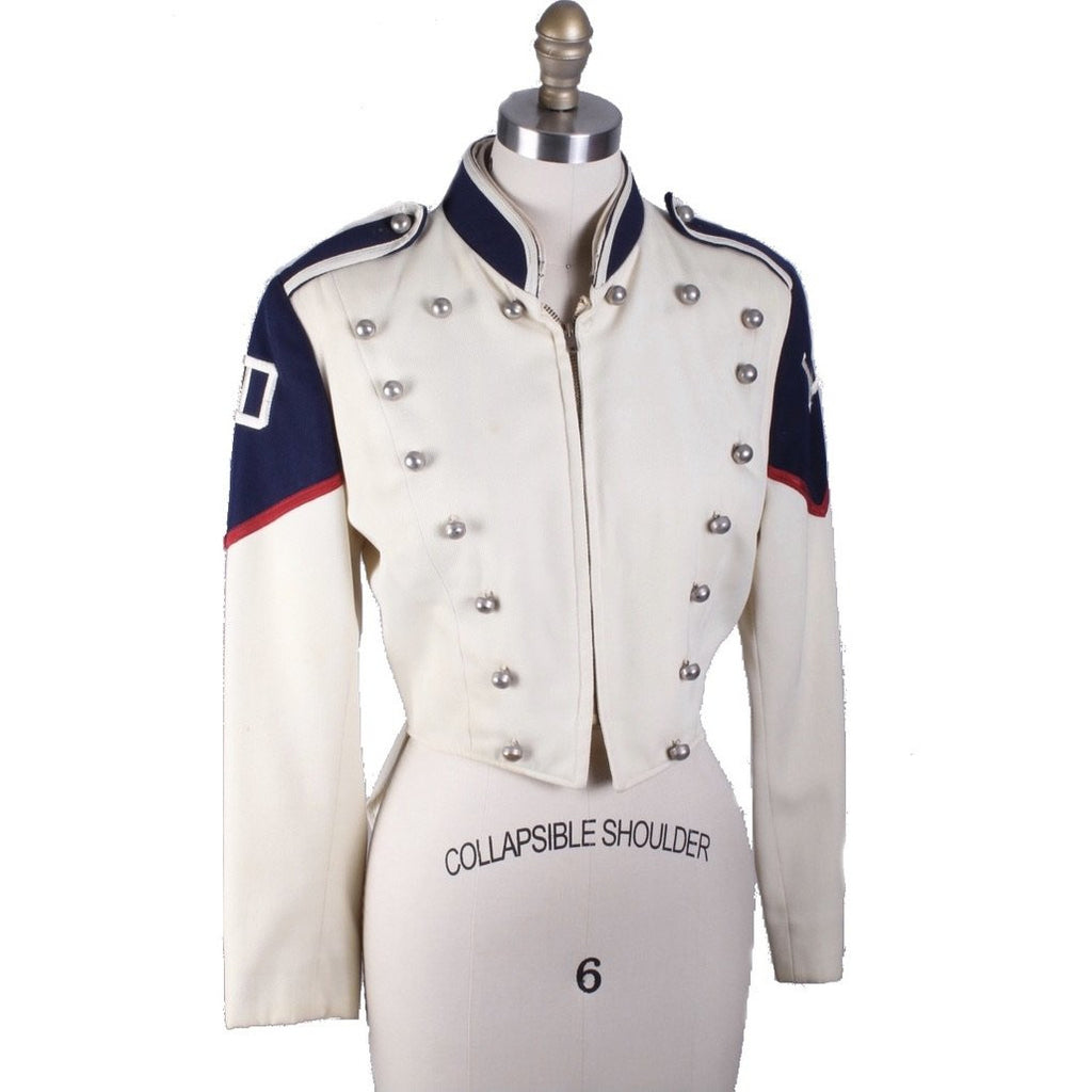 Vintage 1959 Blue Marching Band Jacket ❤ liked on Polyvore