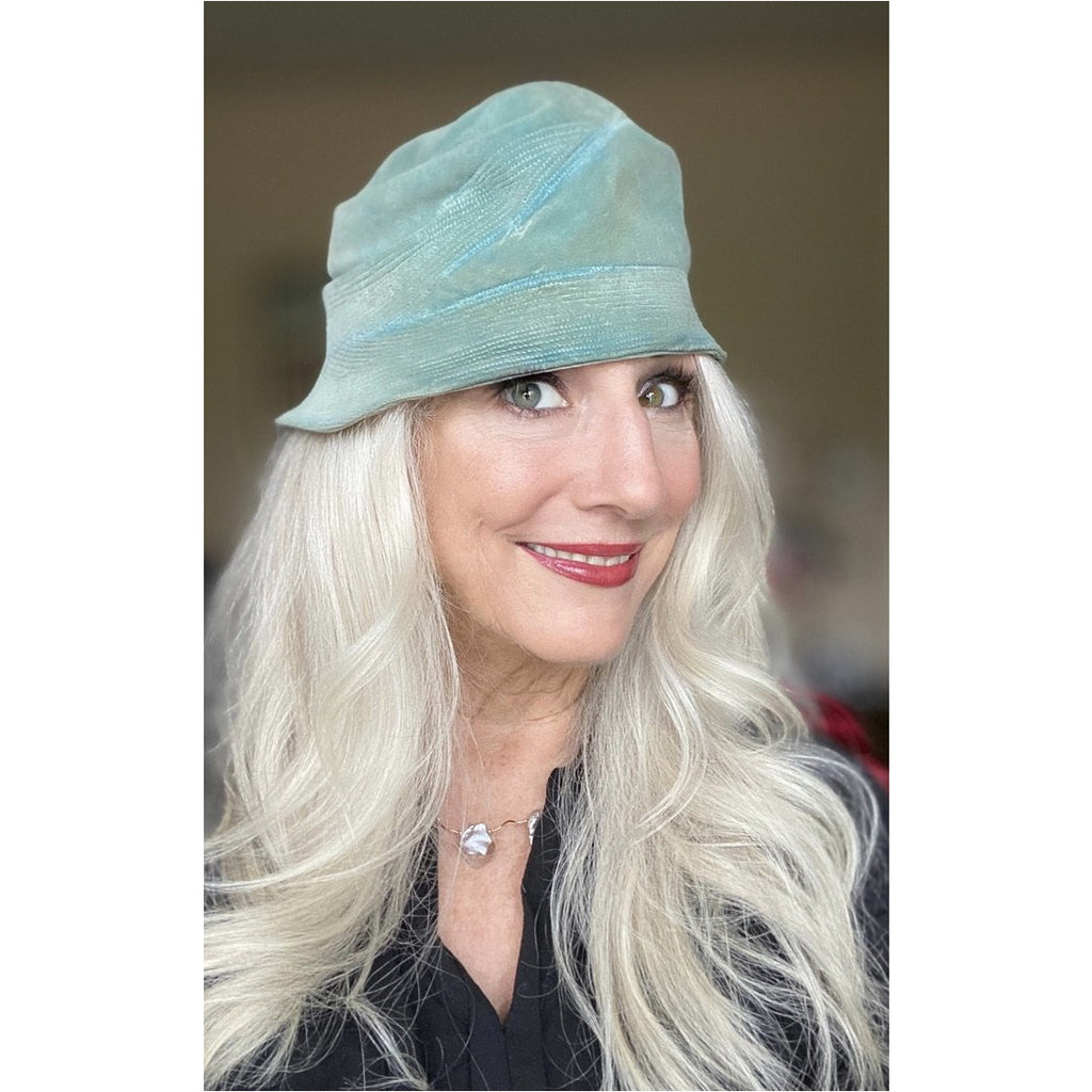 Vintage Hat Cloche Turquoise Velvet Hat Jean Barthet Paris 1950S Small Hats The Best Vintage Clothing