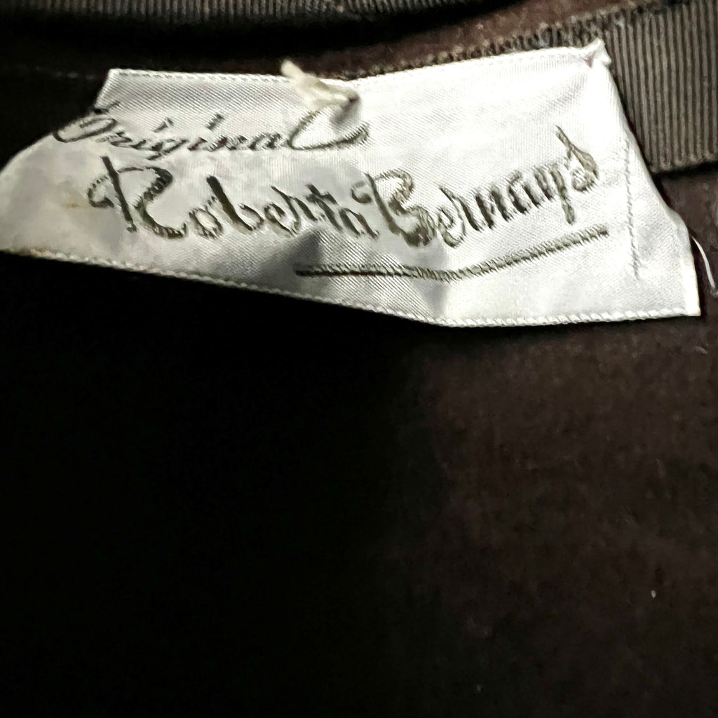 Vintage Womens Hat Roberta Bernays Brown Velour Dramatic Pheasant Feather 1950s Hats The Best Vintage Clothing