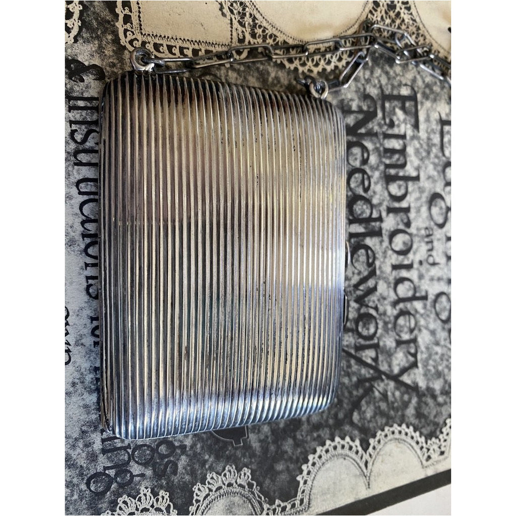 Art Deco EJB CO. Sterling Silver/ 18K YG Compact Purse/Cigarette Case New Arrivals The Best Vintage Clothing