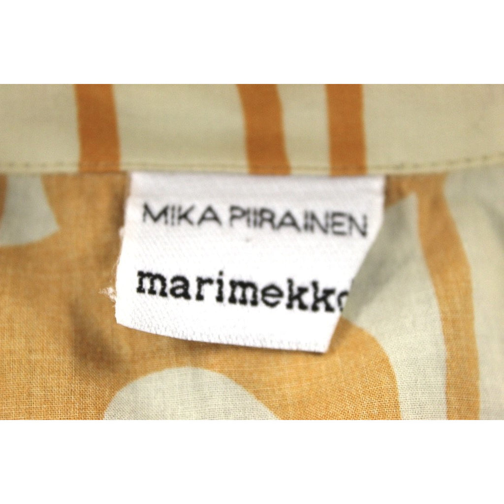 Marimekko Mika Piirainen Vintage Mod Floral 2pc Set L 1970s Cotton Orange Katsuji Wakisaka Print marimekko The Best Vintage Clothing