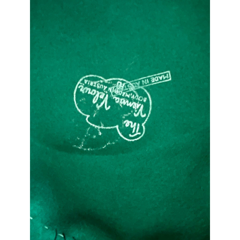 Vintage Lazarus Bucket Hat 50s Emerald Green Velour Sweeping Feather Church O/S Hats The Best Vintage Clothing