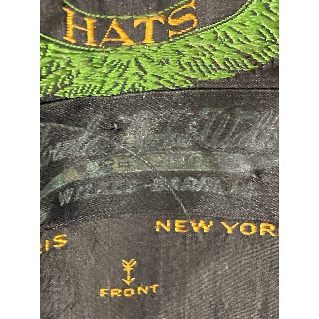 Antique Brimmed Cloche Hat 20s Flapper Flowers Straw Tenne New York Paris Large New Arrivals The Best Vintage Clothing