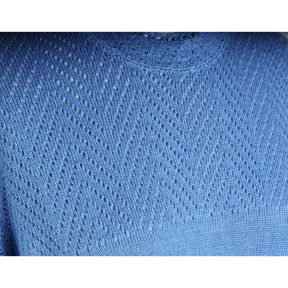 Parnes Feinstein VTG Blue Maxi Sweater Dress Womens Large NWOT Cashmere? Cart2cart The Best Vintage CLothing