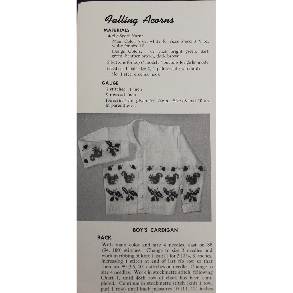 Vintage Knitting Pattern Book Green Mountain Sweaters Booklet 1940-50S On Sale The Best Vintage Clothing