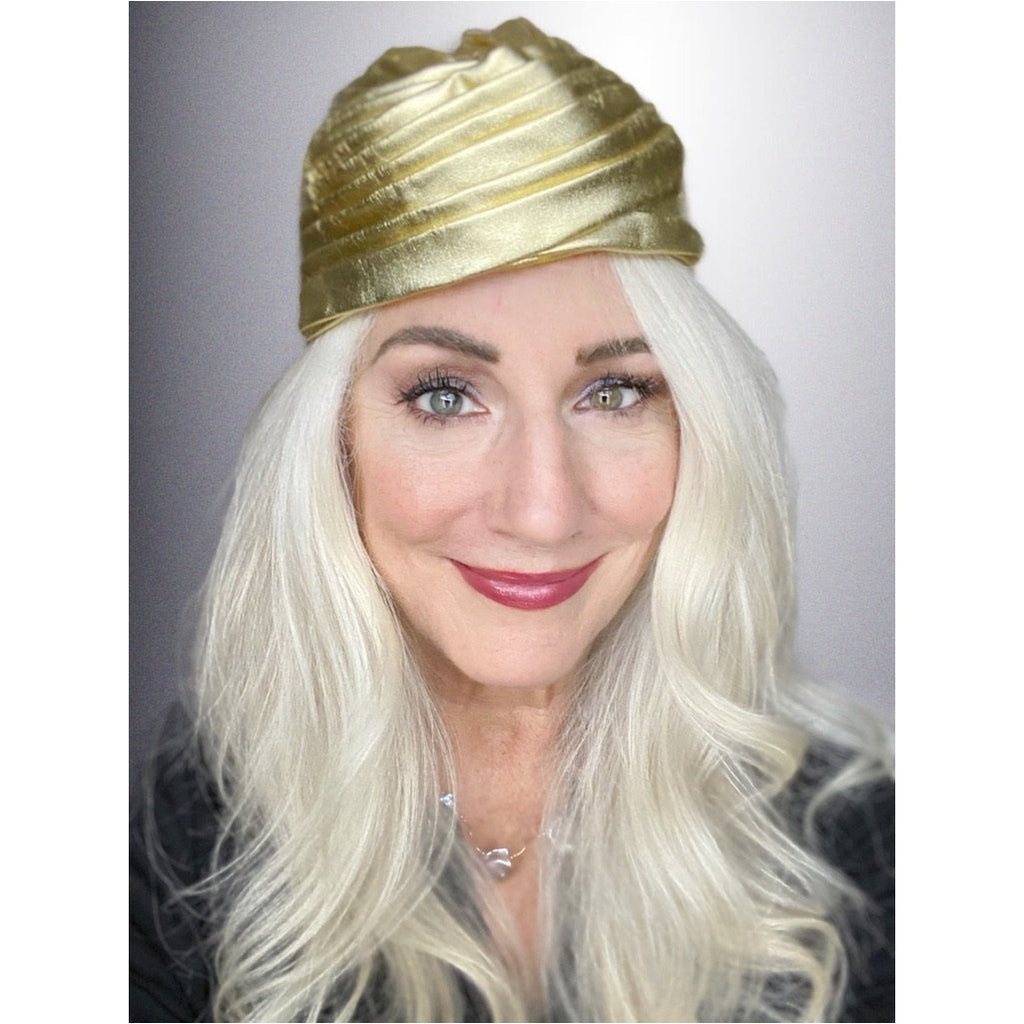 Vintage Gold Metallic Cocktail Hat Don Anderson 1950S Hats Don Anderson