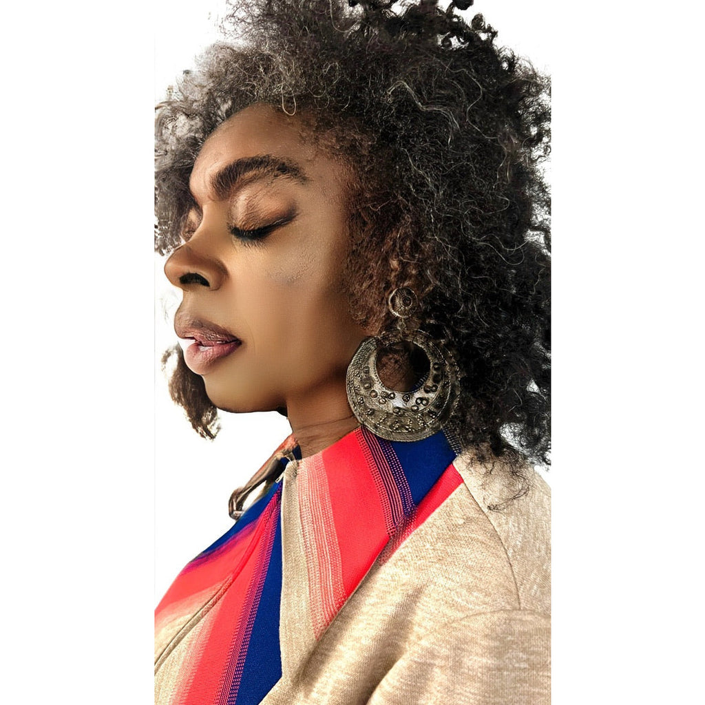 Vintage Silver Tone Circle Pierced Earrings Ultra 1980S On Sale The Best Vintage Clothing