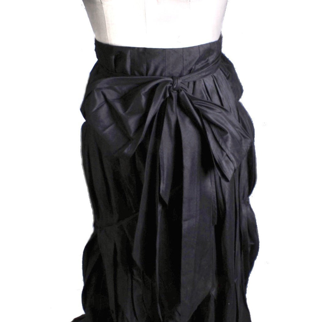 VTG Marimekko Silk Wrap Skirt Jukka Rintala Bustle Back Train 2010s 30” Waist marimekko The Best Vintage Clothing