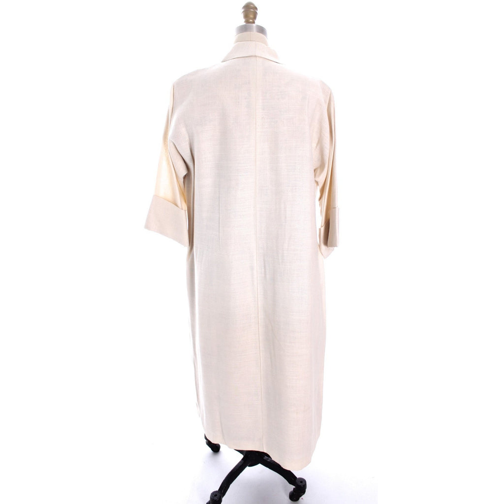 VTG 1950s Spiderweb Print Dress & Matching Lined Linen Coat Rockabilly Holiday Regency NWT Sz S 36-18-Free The Best Vintage Clothing