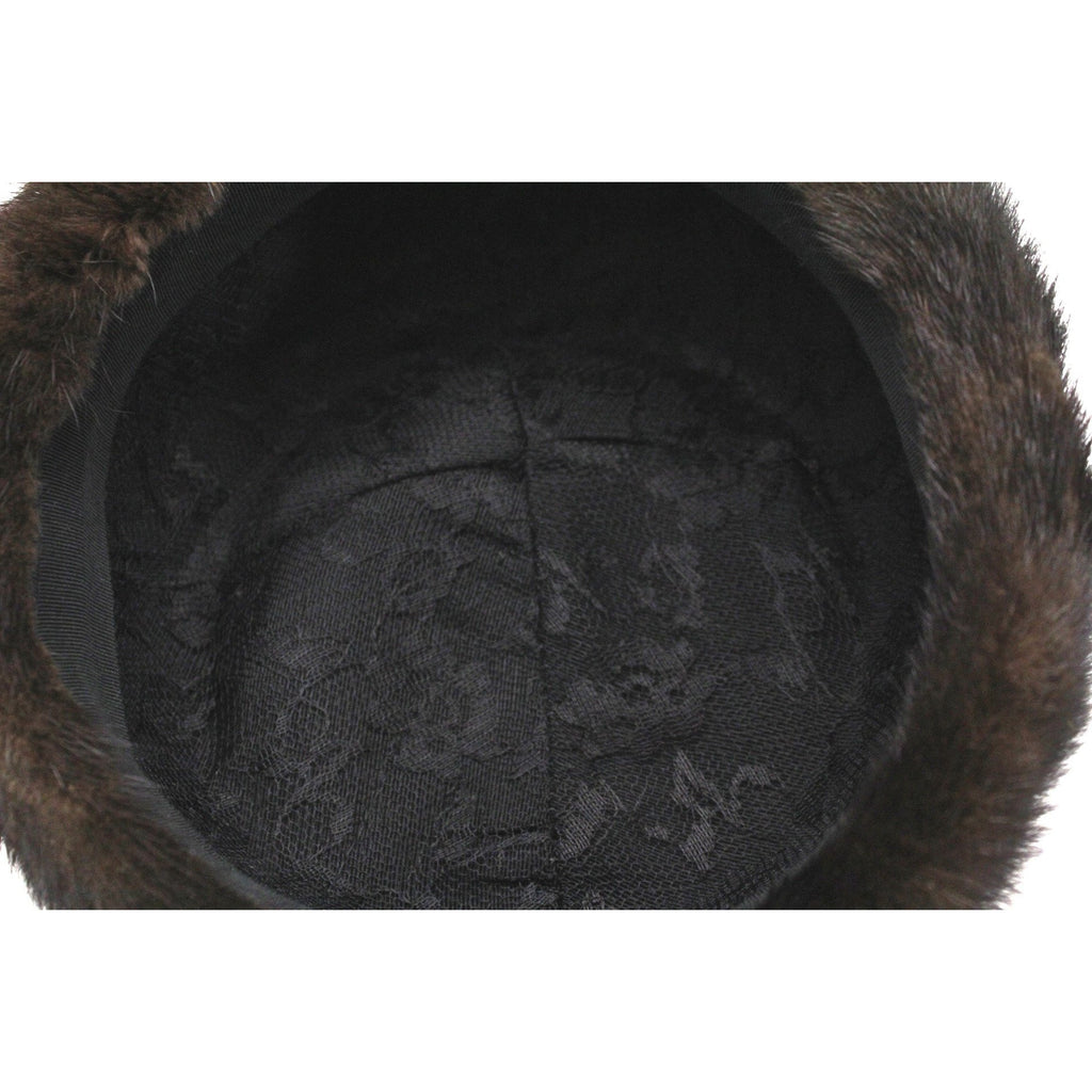 Fabulous Blackglama Black Ranch Mink Full Length Coat Sable Collar Large- Free Matching Hat The Best Vintage Clothing