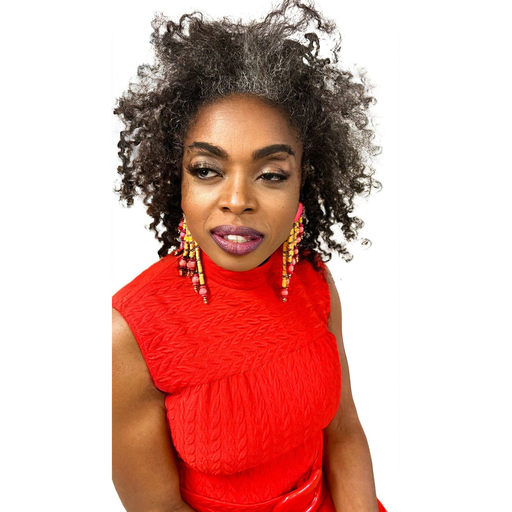 Vintage Wooden Pink & Yellow Pierced Earrings 1980S On Sale The Best Vintage Clothing