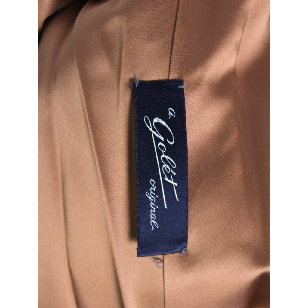 VTG NWT 1960-70s Golet Tapestry Womens Coat Classic Fit Natural Mink Collar Browns S Up To 14 coats The Best Vintage Clothing