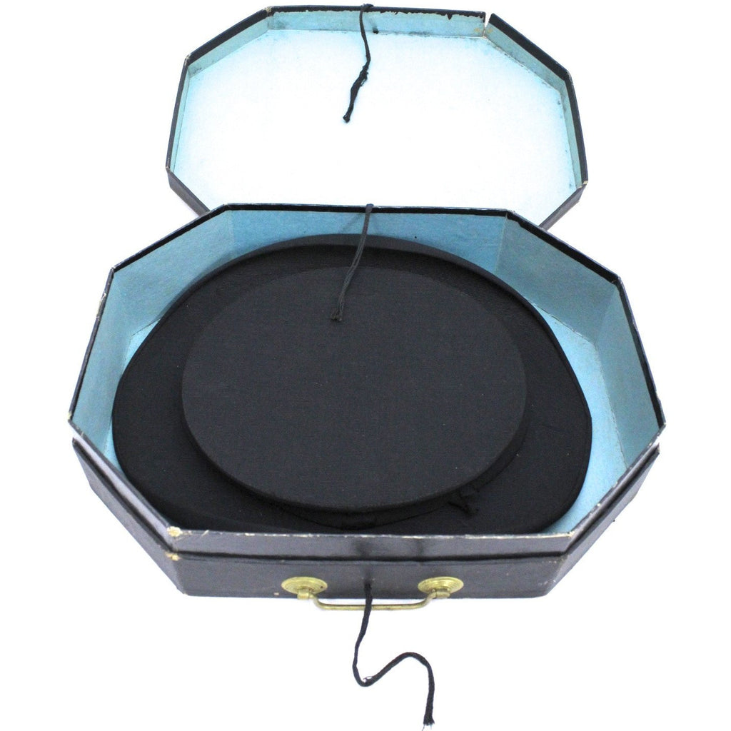 VTG J.G. Bennett Formal Top Hat Collapsible Silk Hat Original Case 6 5/8 Antique The Best Vintage Clothing