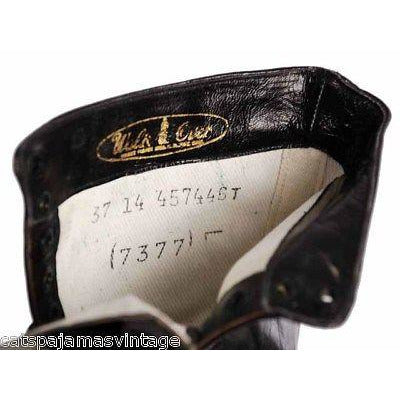 Ladies Black Victorian Kid Leather Boots Walk Over NIB#2 Size EU 36 US 6 NICE Women's,Shoes,On Sale Walk Over