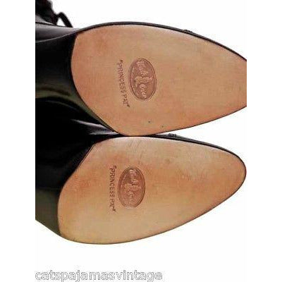 Antique Leather Boots Black Victorian Kid Walk Over NIB #4 Womens Size EU37 US 6.5 Women's,Shoes,On Sale Walk Over